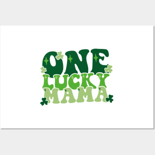 One Lucky Mama St Patrick day Posters and Art